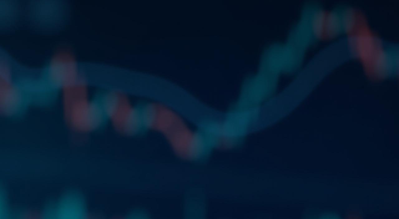 Complex financial data chart showing market volatility patterns